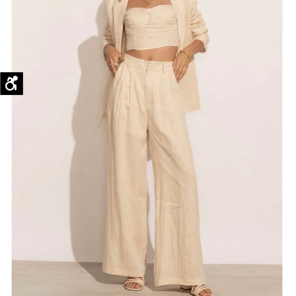 Linen 2p set never worn!